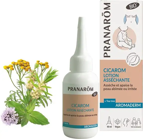 Pranarom Cicarom Lotion Asséchante  pour peaux sensibles, 40 ml