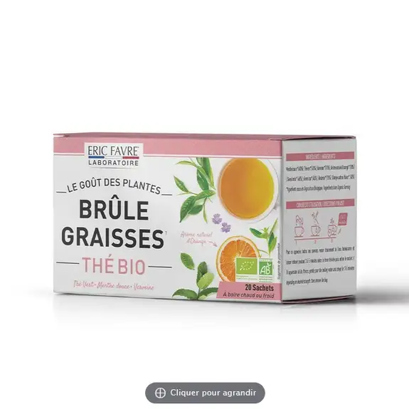 Eric Favre Thé Bio Brûle-graisses 20 sachets