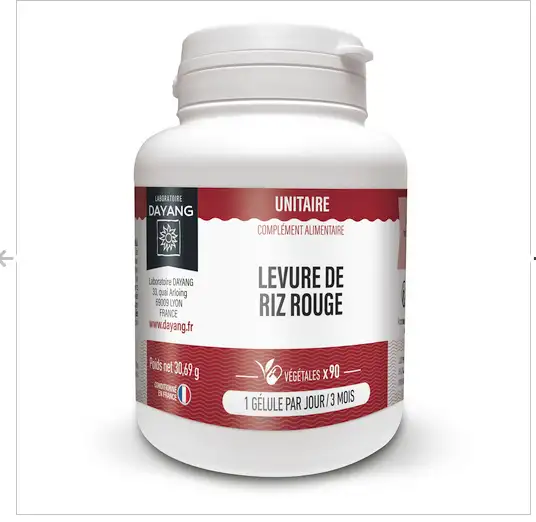 Dayang Levure de riz rouge 90 gélules