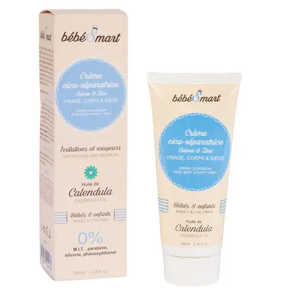 Bébé Smart Crème cica-réparatrice cuivre-zinc 100ml