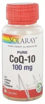 Solaray pure coq 10 - 100mg 30 vegcaps