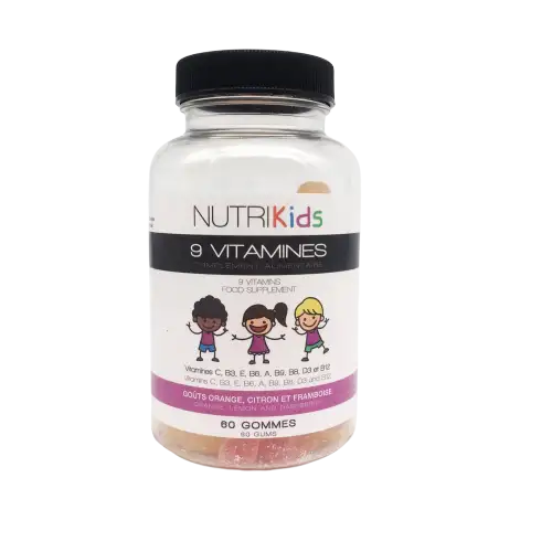 Anti gaspi 01/26 Nutri Prescription Nutrikids Gummies 9 vitamines 60 gommes