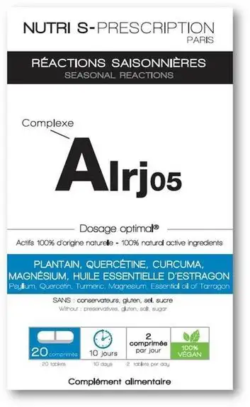 Nutri Prescription Alrj-05 Réactions saisonnières - 20 comprimés