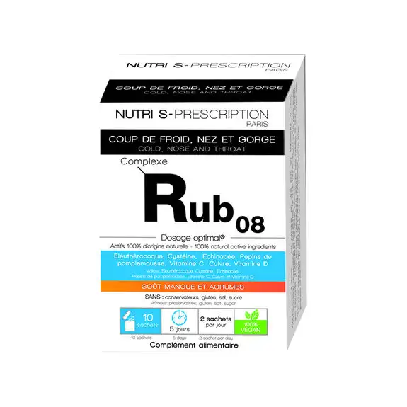 Nutri Prescription RUB-08  10 sachets - 5 jours