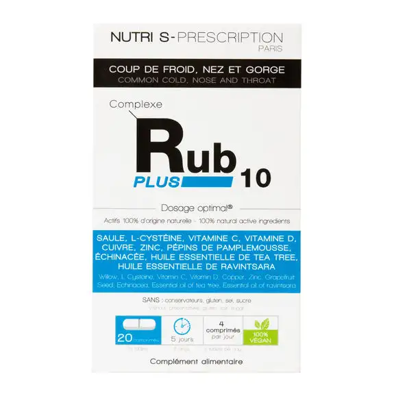 Nutri Prescription RUB-10 PLUS 20 comprimés