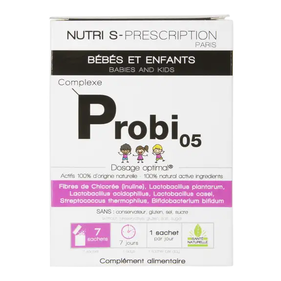 Anti gaspi 11/25 Nutri Prescription Probi05- bébés et enfants 7 sachets