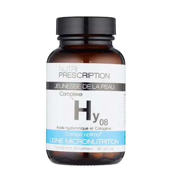 Anti gaspi 02/26 Nutri Prescription HY08 Jeunesse de la peau 60 gélules