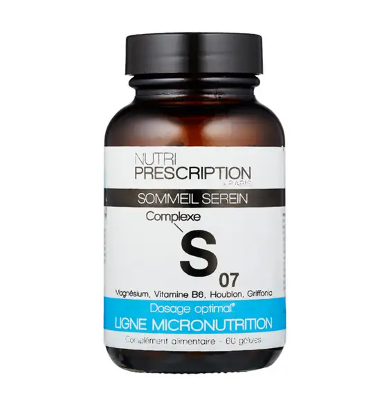 Nutri Prescription S07 Sommeil serein 60 gélules