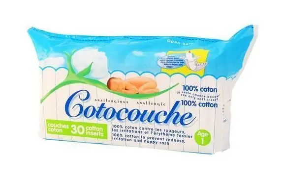 Cotocouche couches coton 1er  Âge X 30