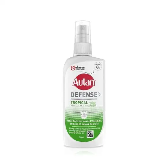 Anti gaspi 01/26 Autan Defense Tropical Répulsif Anti-Moustiques 100ml