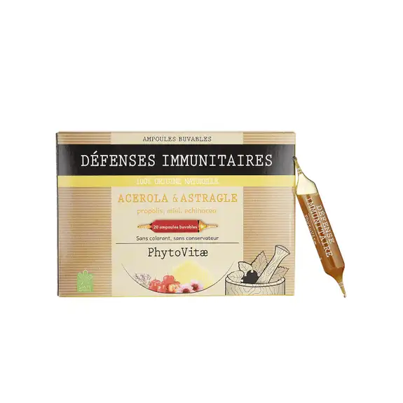 PhytoVitae DEFENSES IMMUNITAIRES 20 ampoules