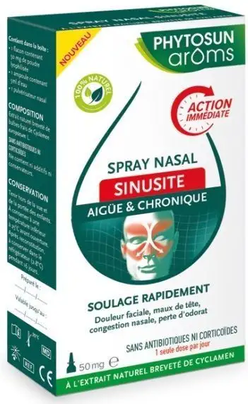 PHYTOSUN SPRAY NASAL SINUSITE 50MG