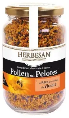 Herbesan pollen de fleurs en pelotes pot 225g