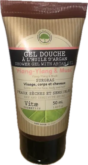 VITAECOSMETICS  Gel douche surgras Ylang-Ylang & Musc 50ML