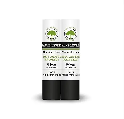 VITAECOSMETICS Baume Lèvres - Lot de 2