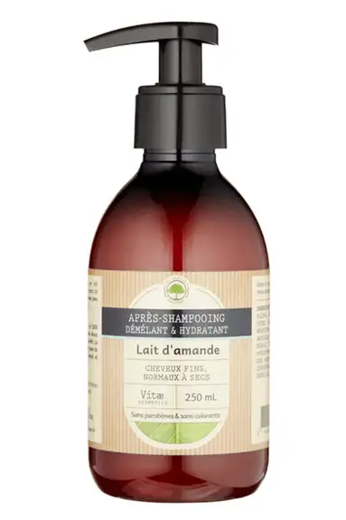VITAECOSMETICS Après-shampooing au lait d'amande 250ml