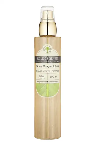 VITAECOSMETICS  Huile de beauté Mangue Tiaré 100ml