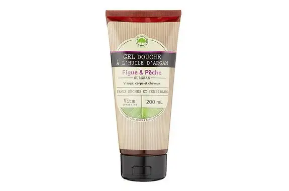 VITAECOSMETICS Gel douche surgras Figue & Pêche 200ml