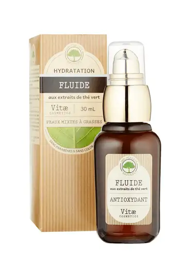 VITAECOSMETICS Fluide hydratant au thé vert 30ml