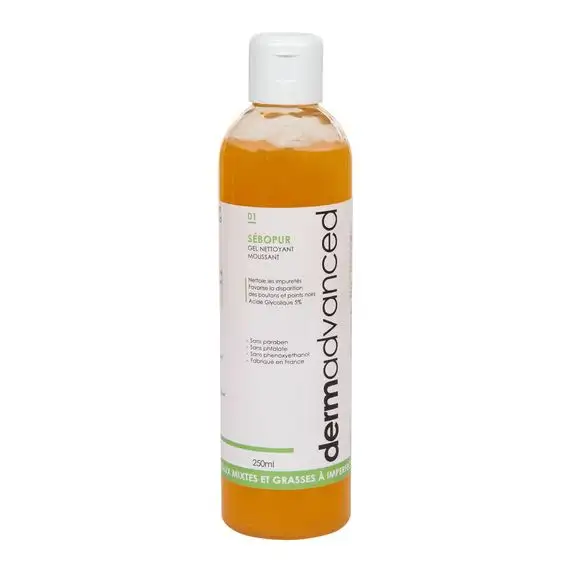DermAdvanced Gel nettoyant moussant 250ml