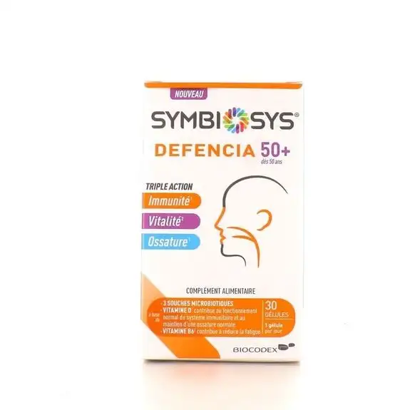 Biocodex Symbiosys Defencia 50+ 30 Gélules