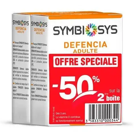 Symbiosys Defensia Adulte - 2 x 30 gélules
