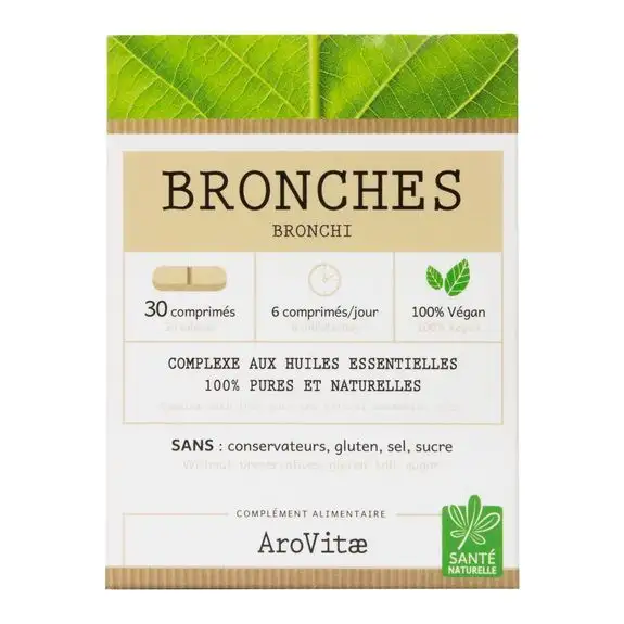 Arovitae Bronches 30 comprimés