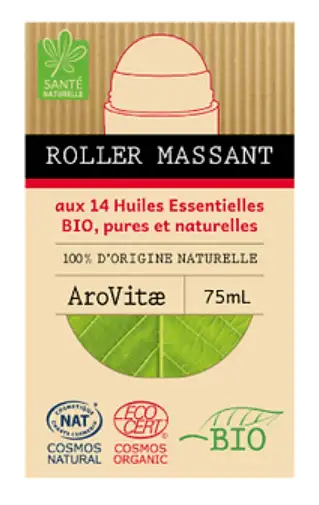 Arovitae Roller massant 75 ml