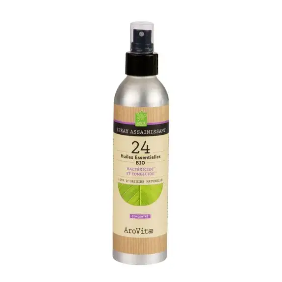 Spray assainissant aux 24 huiles essentielles BIO