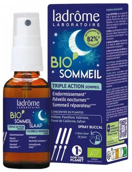 Ladrôme Bio'Sommeil Triple Action Sommeil Spray Buccal Bio 20 ml