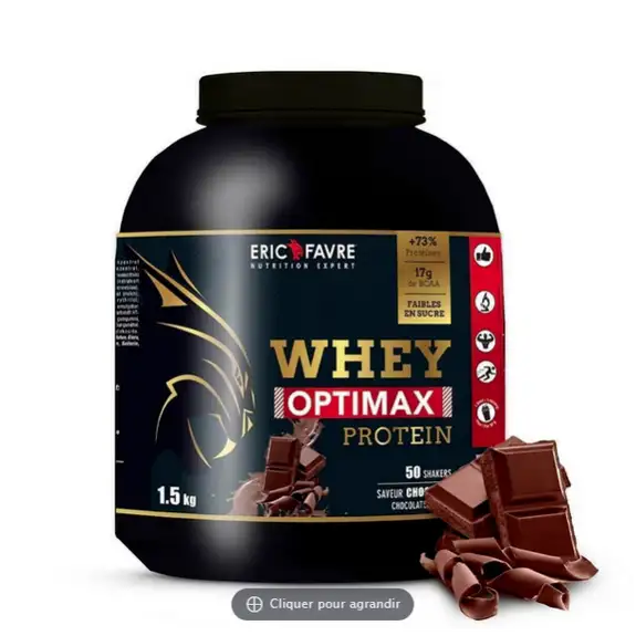 Eric Favre Whey Optimax Protein chocolat 1.5kg