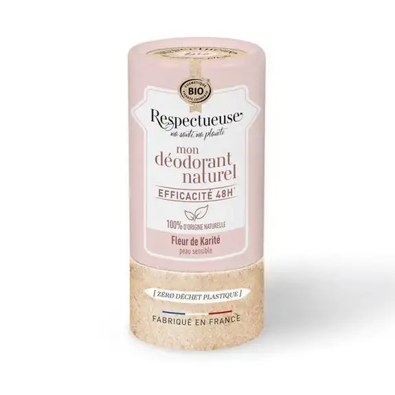 Respectueuse mon déodorant naturel fleur de karité 50g