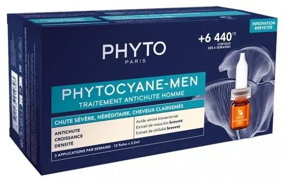 Phytocyane Men Traitement anti chute Homme 12 x 3,5 ml
