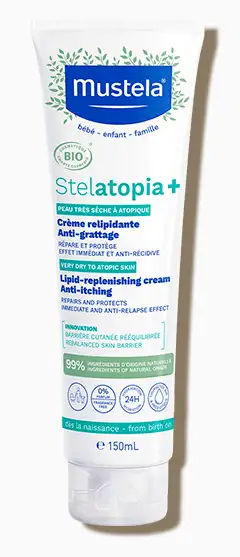 Mustela Stelatopia+ Crème relipidante anti-grattage Bio - 150ml