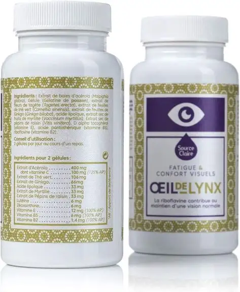 Source Claire Oeil de Lynx 100 gélules
