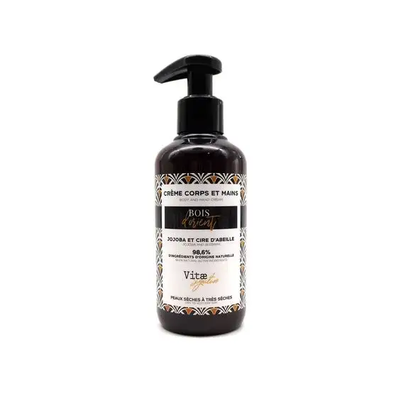 VitaeSignature Crème corps et mains Bois d'Orient 200 ml