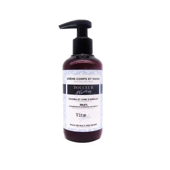 VitaeSignature Crème corps et mains Douceur Jasmin 200 ml