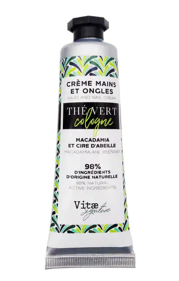 VitaeSignature Crème mains et ongles Thé vert & Cologne 30ml