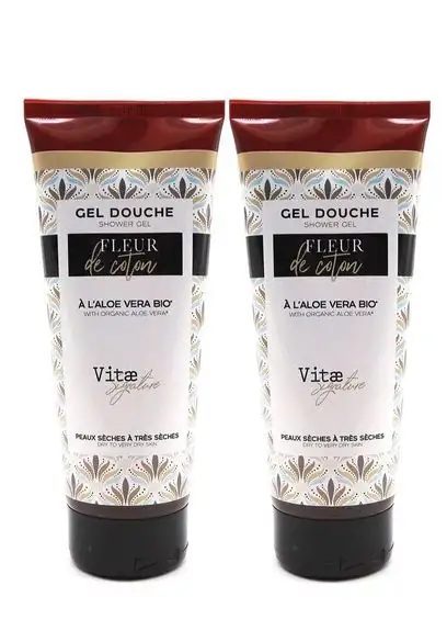 VitaeSignature  Gel douche - Fleur de Coton 200MLx2