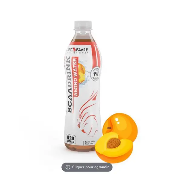 Eric Favre BCAA Drink Pêche boisson de récupération 500ml