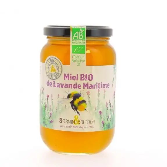 Miel Bio de lavande maritime - Pot 500 g - Sornin & Bourdon
