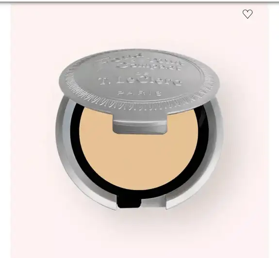 T.Leclerc Fond de Teint Compact Poudré 02 crème poudrée