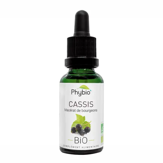 Oemine phybio Macérat de bourgeons bio 30 ml cassis