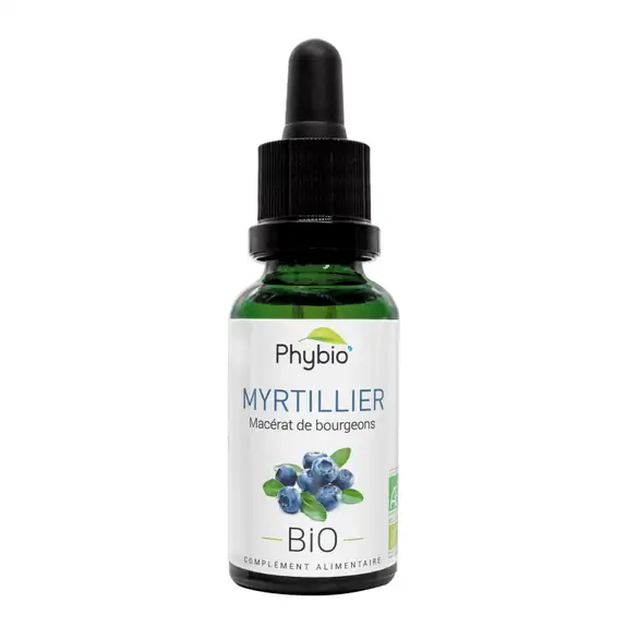 Oemine phybio Macérat de bourgeons bio 30 ml myrtillier