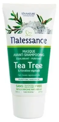 Natessance Masque Avant-Shampoing Tea Tree & Kératine Végétale 150 ml