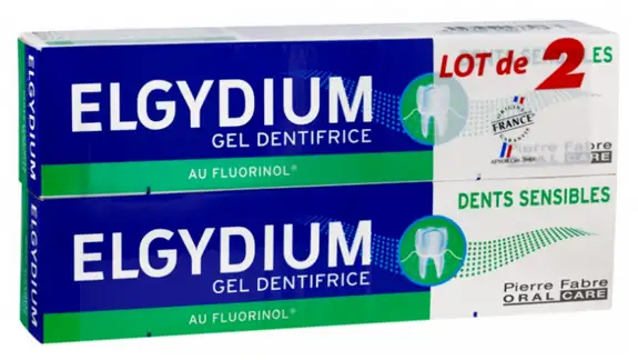 Elgydium Dentifrice Oral Care Dents sensibles - Lot de 2 x 75ml