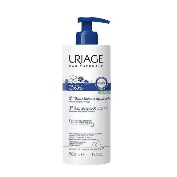 Uriage Bébé 1ère Huile Lavante Apaisante 500 ml