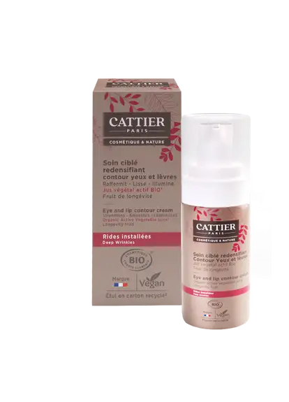 Cattier Soin Ciblé Redensifiant Contour Yeux et Lèvres Bio 15ml