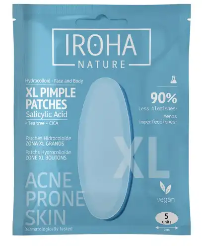 Iroha Patchs XL Anti-boutons Acide salicylique x5