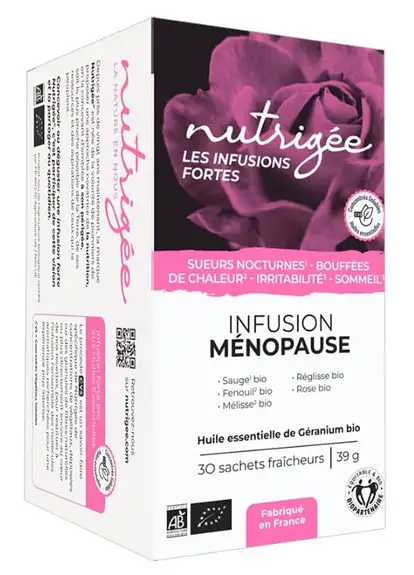 Nutrigée Infusion Ménopause 30 sachets